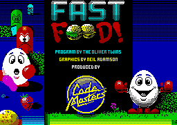 Fast Food Dizzy - ACTUAL SPECTRUM SCREENSHOT!