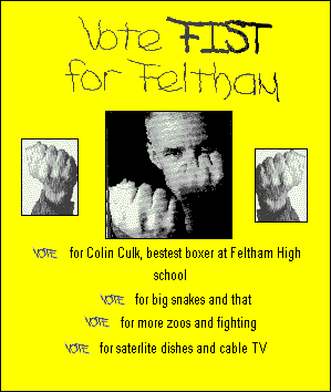 Vote for Colin Culk (Fist)